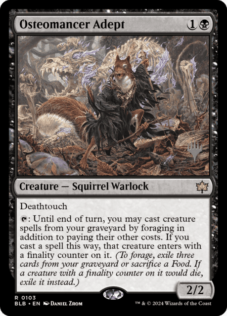 Osteomancer Adept (103) — Bloomburrow Promos