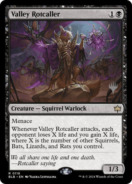 Valley Rotcaller (119) — Bloomburrow Promos