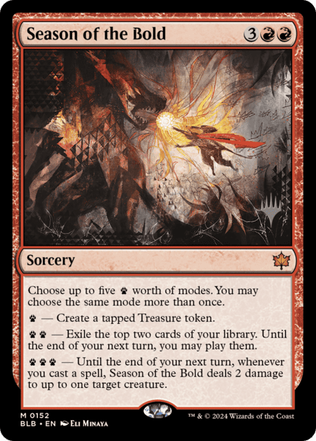 Season of the Bold (152) — Bloomburrow Promos