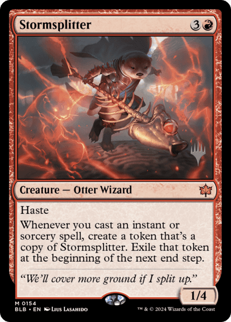 Stormsplitter (154) — Bloomburrow Promos