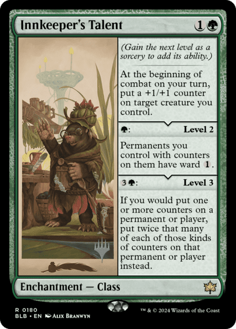 Innkeeper's Talent (180) — Bloomburrow Promos
