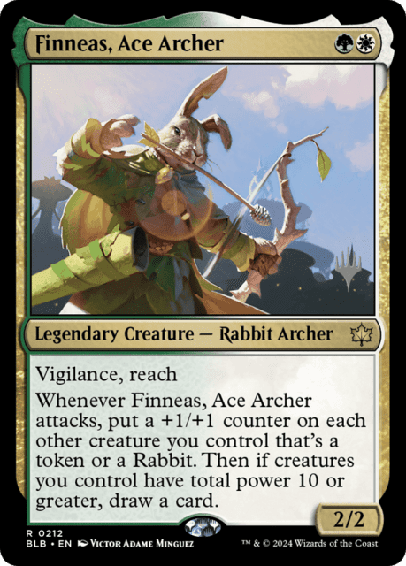 Finneas, Ace Archer (212) — Bloomburrow Promos