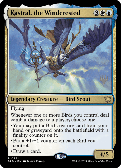 Kastral, the Windcrested (221) — Bloomburrow Promos
