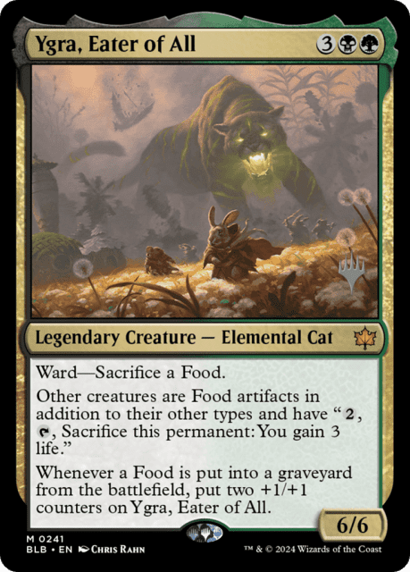 Ygra, Eater of All (241) — Bloomburrow Promos