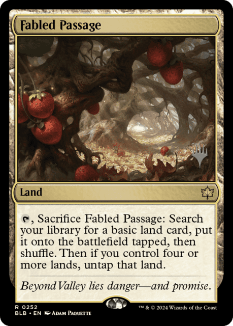 Fabled Passage (252) — Bloomburrow Promos