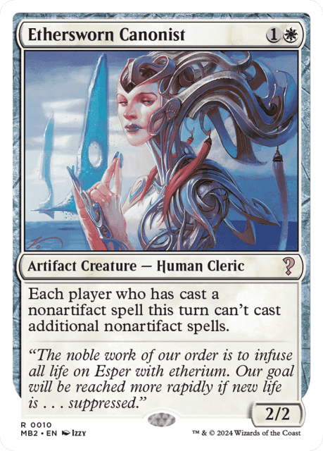 Ethersworn Canonist (10) — Mystery Booster 2
