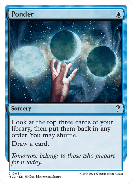 Ponder (34) — Mystery Booster 2