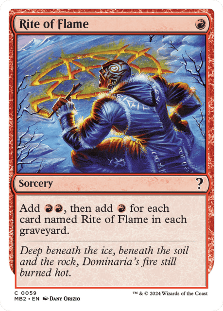 Rite of Flame (59) — Mystery Booster 2