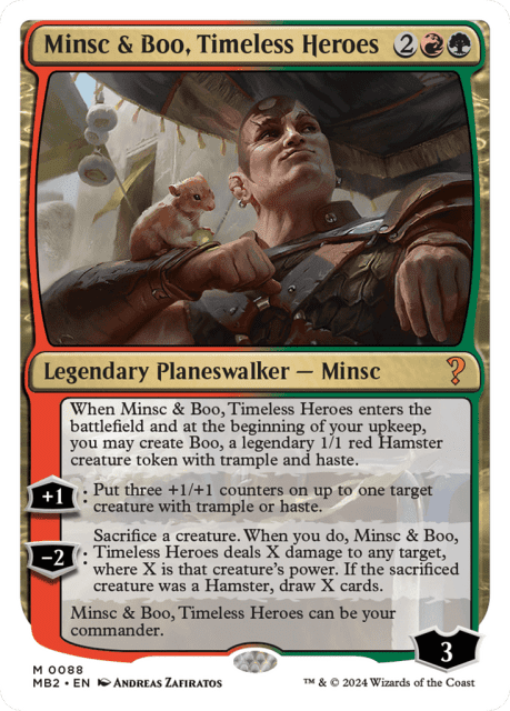 Minsc & Boo, Timeless Heroes (88) — Mystery Booster 2