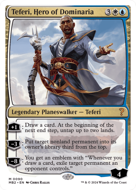 Teferi, Hero of Dominaria (90) — Mystery Booster 2