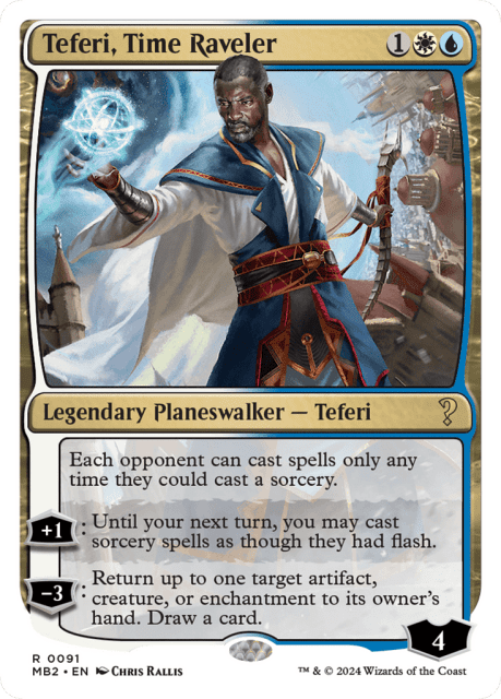 Teferi, Time Raveler (91) — Mystery Booster 2