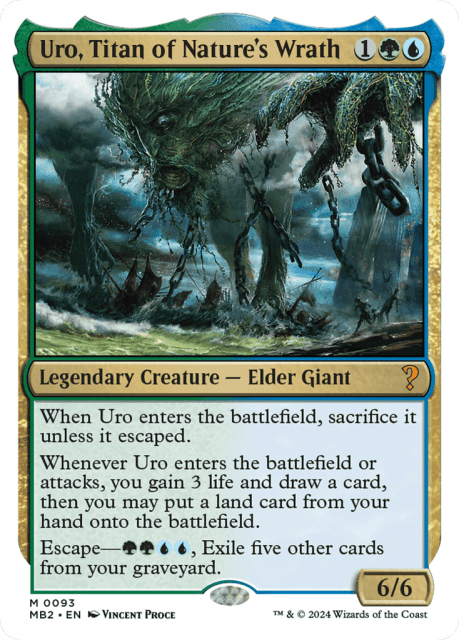 Uro, Titan of Nature's Wrath (93) — Mystery Booster 2