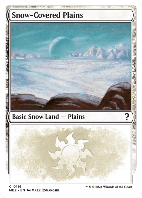 Snow-Covered Plains (116) — Mystery Booster 2