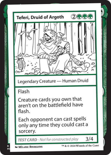 Teferi, Druid of Argoth (586) — Mystery Booster 2