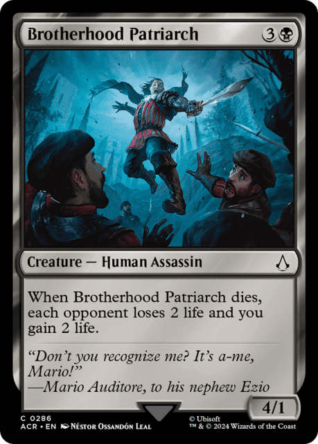 Brotherhood Patriarch (286) — Assassin's Creed