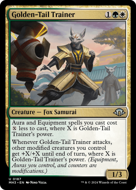 Golden-Tail Trainer (187) — Modern Horizons 3