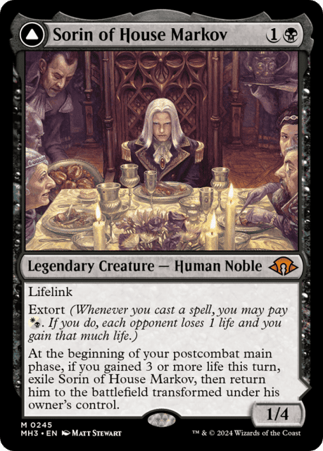 Sorin of House Markov // Sorin, Ravenous Neonate (245) — Modern Horizons 3