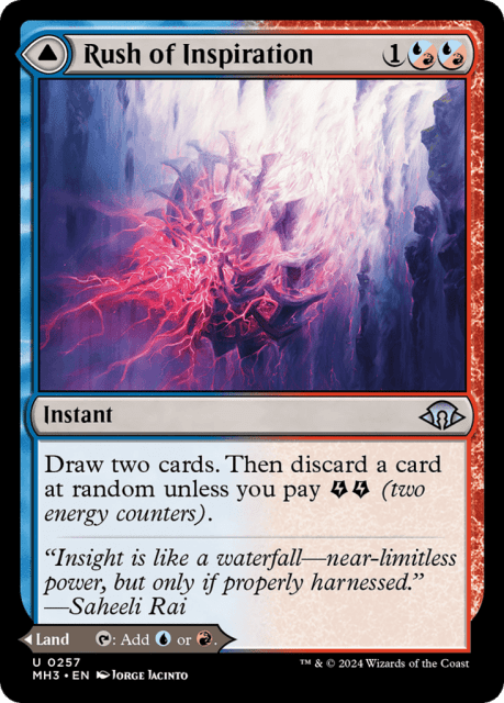 Rush of Inspiration // Crackling Falls (257) — Modern Horizons 3