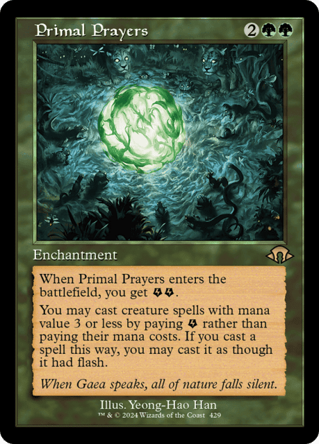 Primal Prayers (429) — Modern Horizons 3