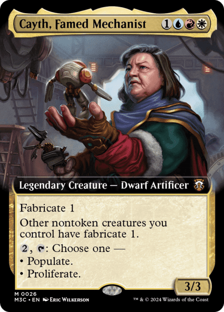 Cayth, Famed Mechanist (26) — Modern Horizons 3 Commander
