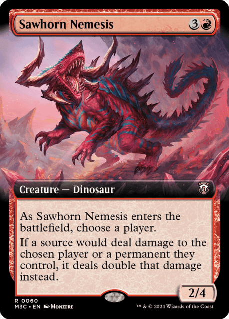 Sawhorn Nemesis (60) — Modern Horizons 3 Commander