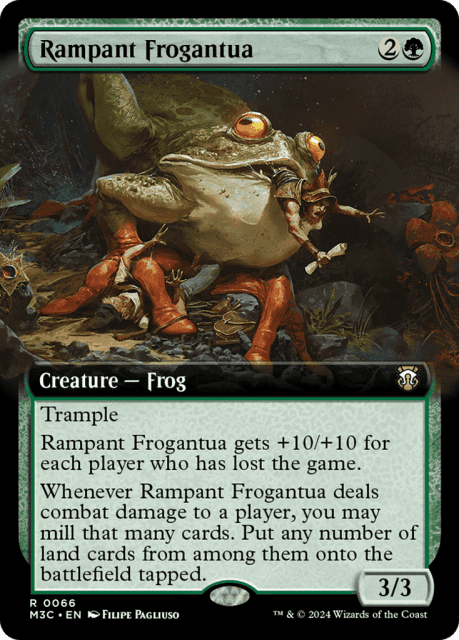 Rampant Frogantua (66) — Modern Horizons 3 Commander