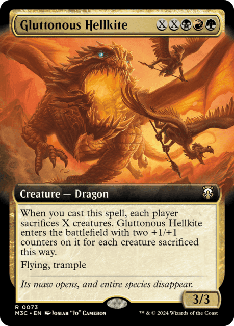 Gluttonous Hellkite (73) — Modern Horizons 3 Commander