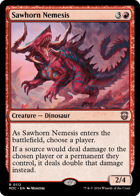 Sawhorn Nemesis (112) — Modern Horizons 3 Commander
