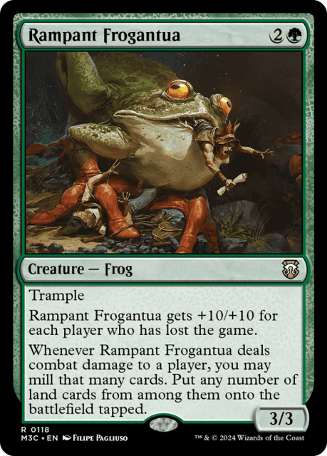 Rampant Frogantua (118) — Modern Horizons 3 Commander