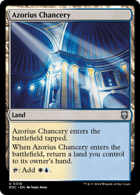 Azorius Chancery (319) — Modern Horizons 3 Commander