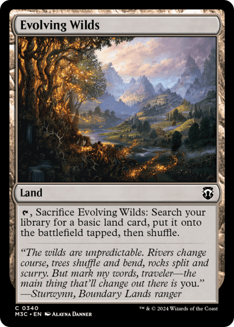 Evolving Wilds (340) — Modern Horizons 3 Commander