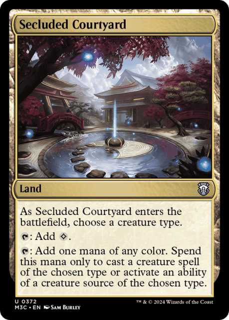 Secluded Courtyard (372) — Modern Horizons 3 Commander