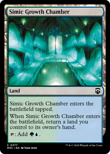 Simic Growth Chamber (377) — Modern Horizons 3 Commander