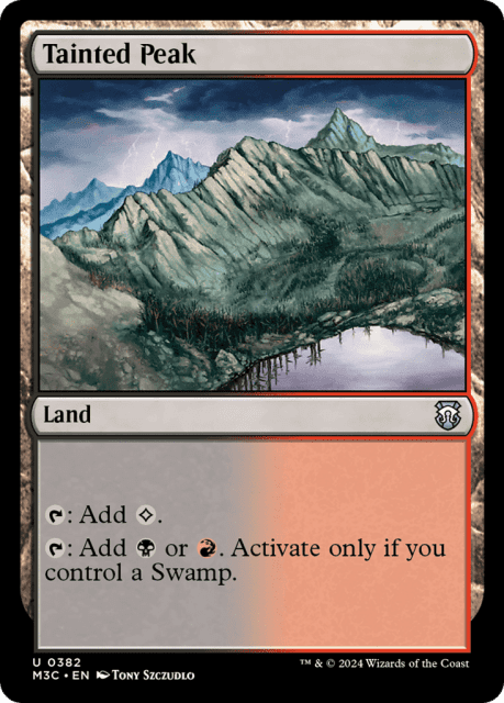 Tainted Peak (382) — Modern Horizons 3 Commander