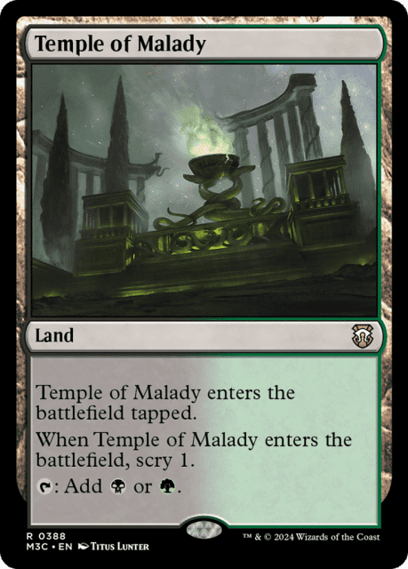 Temple of Malady (388) — Modern Horizons 3 Commander
