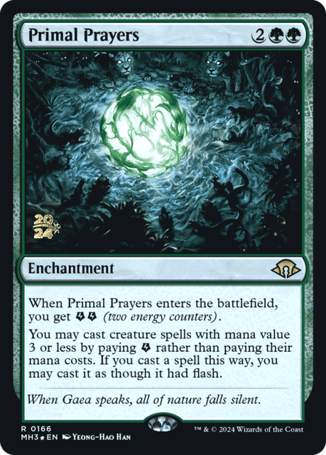 Primal Prayers (166) — Modern Horizons 3 Promos