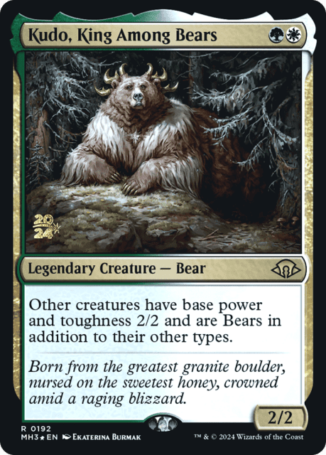 Kudo, King Among Bears (192) — Modern Horizons 3 Promos