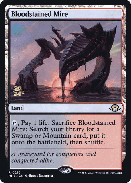Bloodstained Mire (216) — Modern Horizons 3 Promos