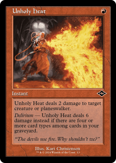 Unholy Heat (13) — Modern Horizons 2 Timeshifts
