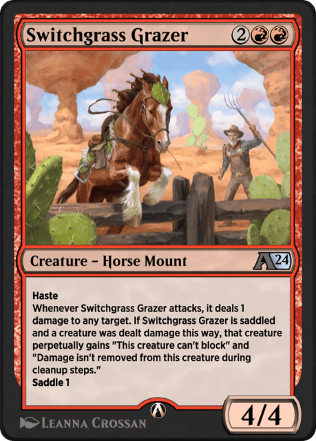 Switchgrass Grazer (14) — Alchemy: Outlaws of Thunder Junction