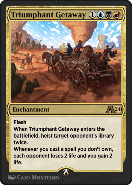 Triumphant Getaway (27) — Alchemy: Outlaws of Thunder Junction