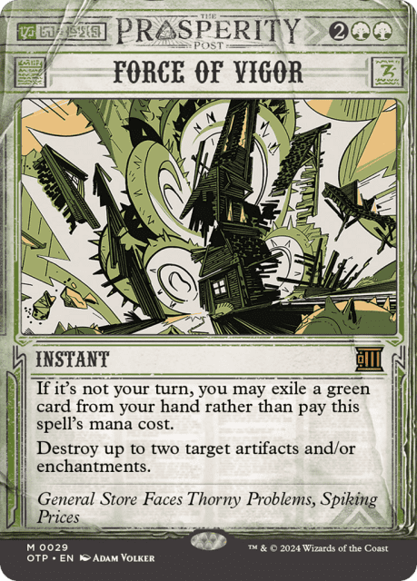 Force of Vigor (29) — Breaking News
