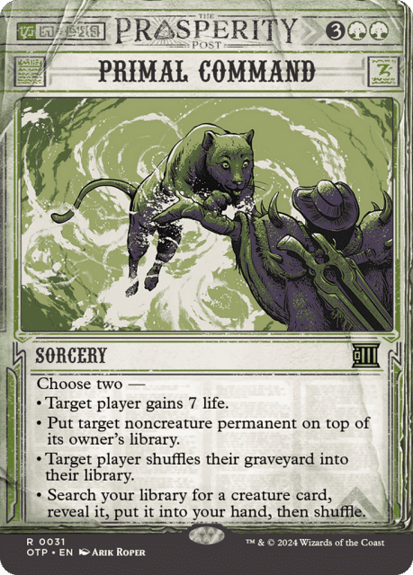 Primal Command (31) — Breaking News