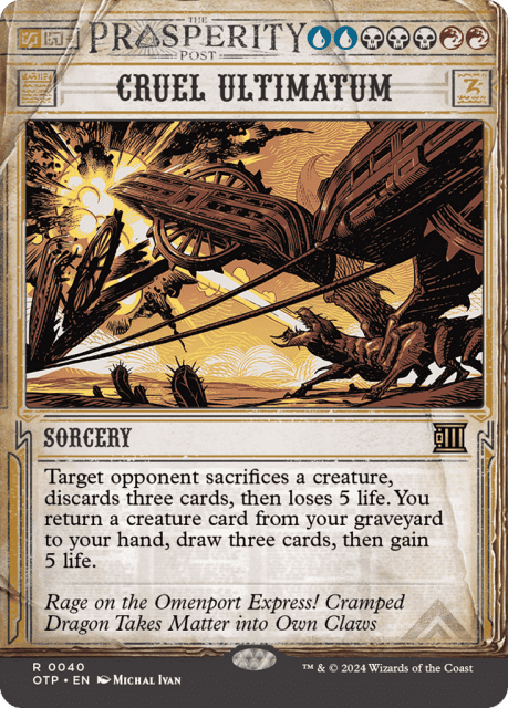 Cruel Ultimatum (40) — Breaking News