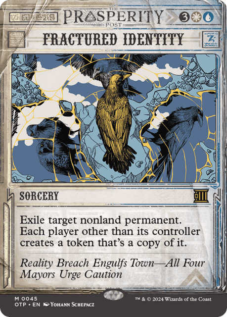 Fractured Identity (45) — Breaking News