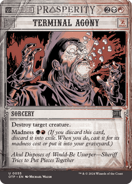 Terminal Agony (55) — Breaking News