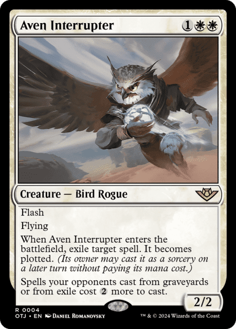 Aven Interrupter (4) — Outlaws of Thunder Junction