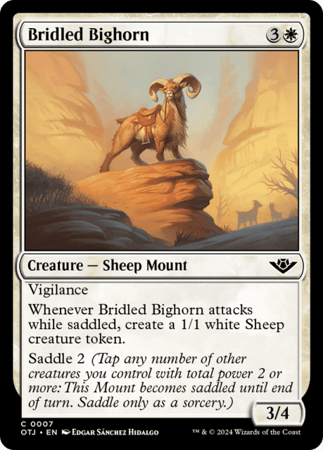 Bridled Bighorn (7) — Outlaws of Thunder Junction