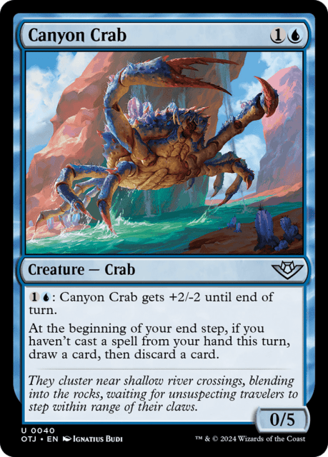 Canyon Crab (40) — Outlaws of Thunder Junction