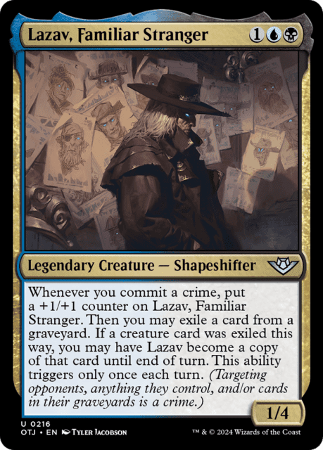 Lazav, Familiar Stranger (216) — Outlaws of Thunder Junction